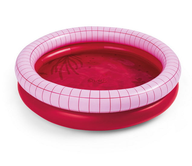 Piscine moyenne rouge cerise
