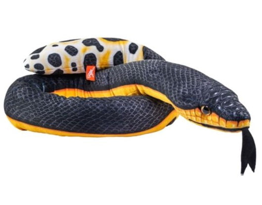 Serpent 137cm Pélamide noir et jaune