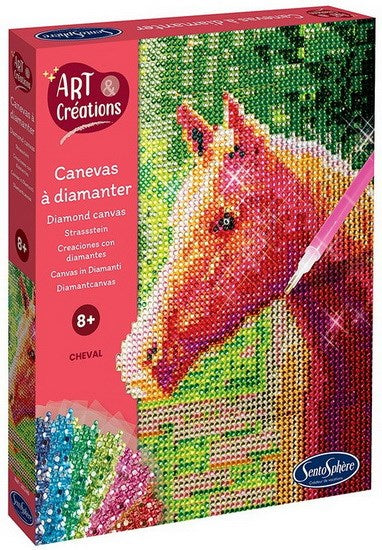 Tableau à diamanter Cheval