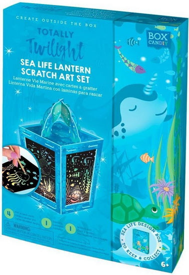 Ensemble d'art lanterne vie marine