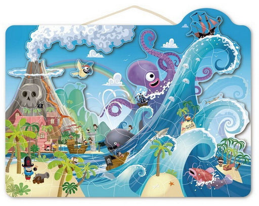 Casse-tête magnétique pirates 100 mcx