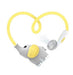 Douche éléphant pour bébé jaune