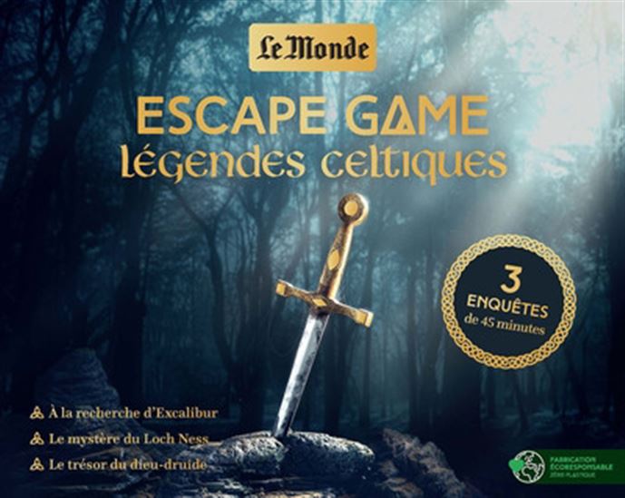 Escape game : au coeur des légendes celtiques Cof.