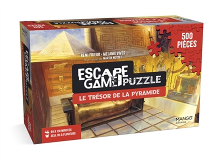 Escape game puzzle : le trésor de la pyramide Cof.