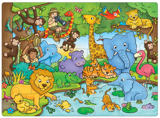 PZ25 - Qui est dans la jungle ? (affiche)