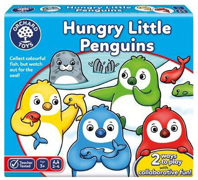 Hungry little penguins