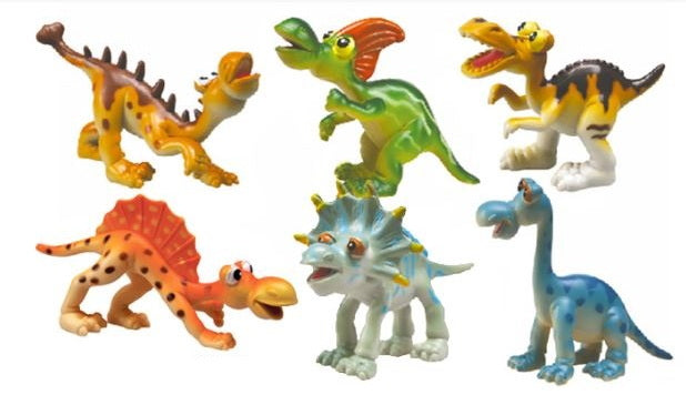Ensemble 6 figurines dinosaures 9 cm