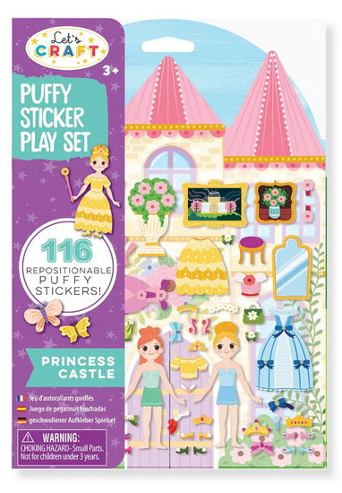 Ensemble de jeu gommettes château de la princesse