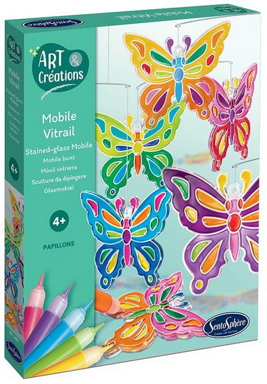 Mobile Vitrail Papillons