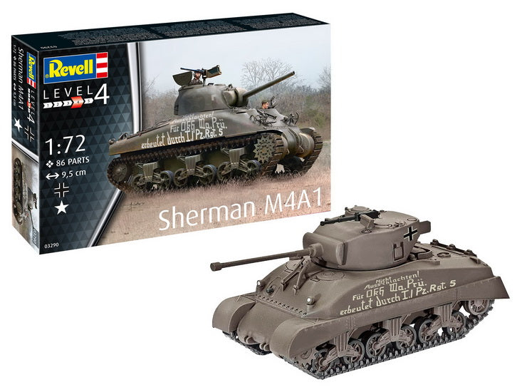 Char moyen Sherman M4A1 1/35
