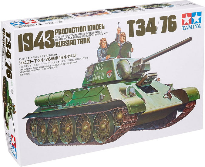 Char d'assault Soviétique T-34/76 (1943) 1/35