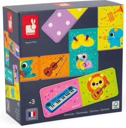Dominos instruments de musique