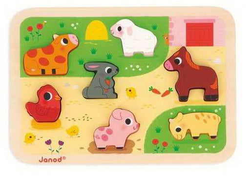 Casse-tête Chunky  à la ferme