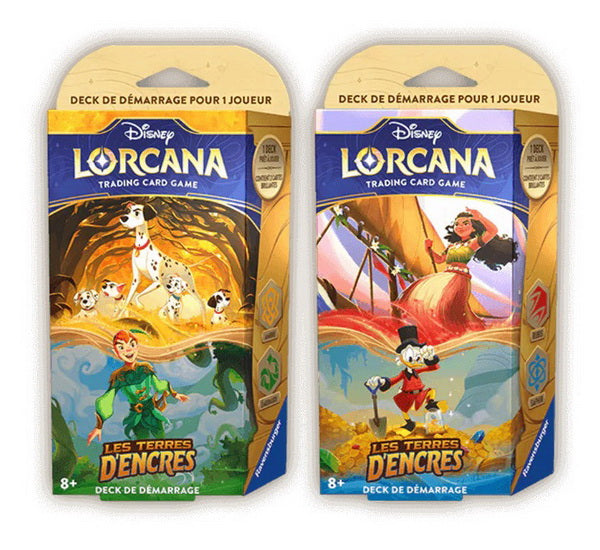Vente ferme / Lorcana Les Terres d'Encres Deck de démarrage 2AS Série 3
