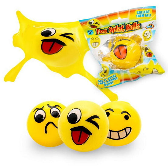 Balle écrasable souriante 3AS