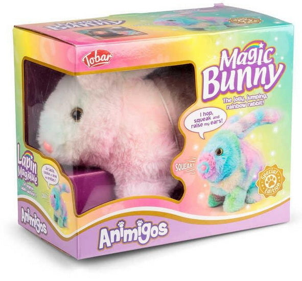 Lapin magique multicolore