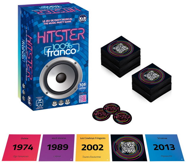Hitster Le jeu des hits francophones!