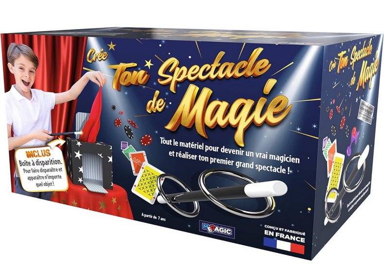 PATIFEED Kit Magie Pour Enfants 6-12 Ans - Coffret 30 Accessoires + 60 Tours De Magie