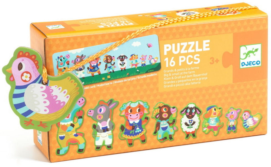 Puzzle Grands & petits à la ferme 16 mcx