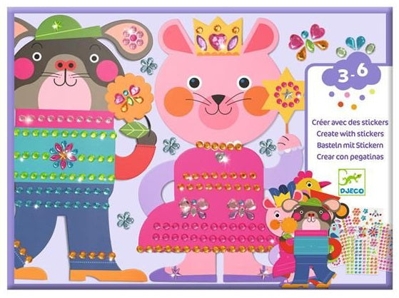 Créer avec des autocollants Éclatants