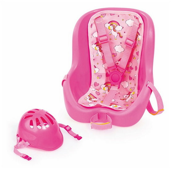 Siège de vélo avec casque