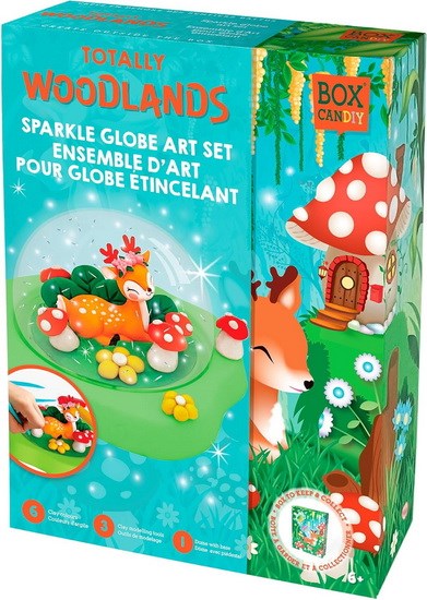 Ensemble d'art globe étincelant