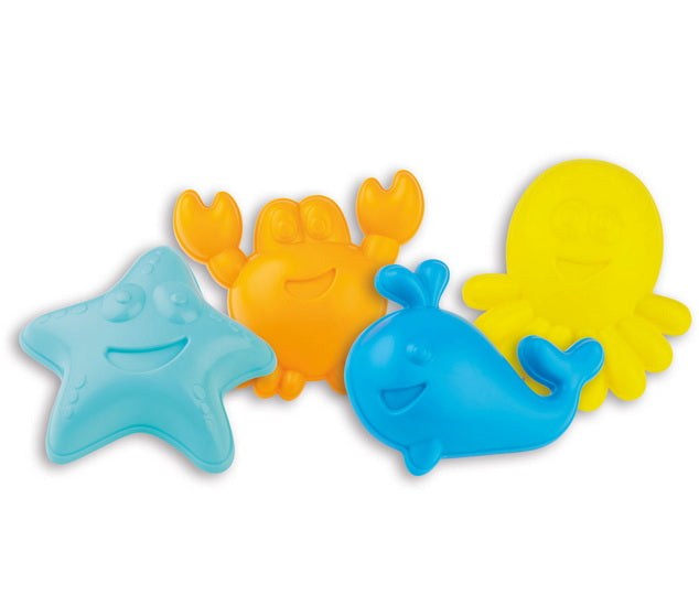 Ensemble moules de sable océan