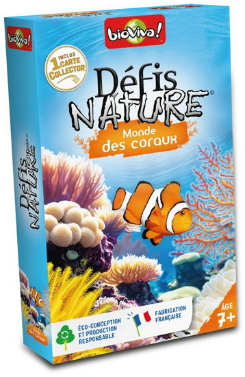 Cartes Défis nature Monde des coraux