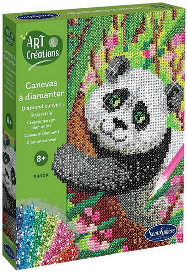 Canevas à diamanter Panda