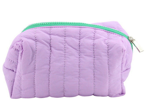 Étui à crayon matelassé lilas