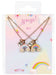 Ens. cadeau BFF 2 colliers arc-en-ciel