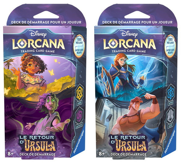 Vente ferme/Lorcana Le Retour d'Ursula Deck de démarrage 2AS Série 4