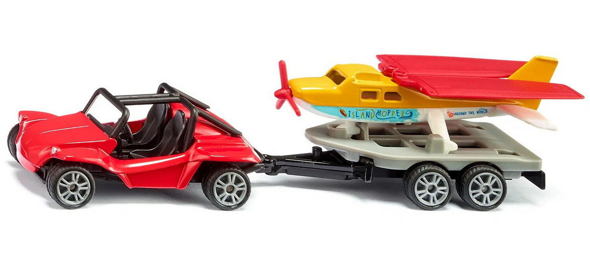 Buggy avec avion de sport