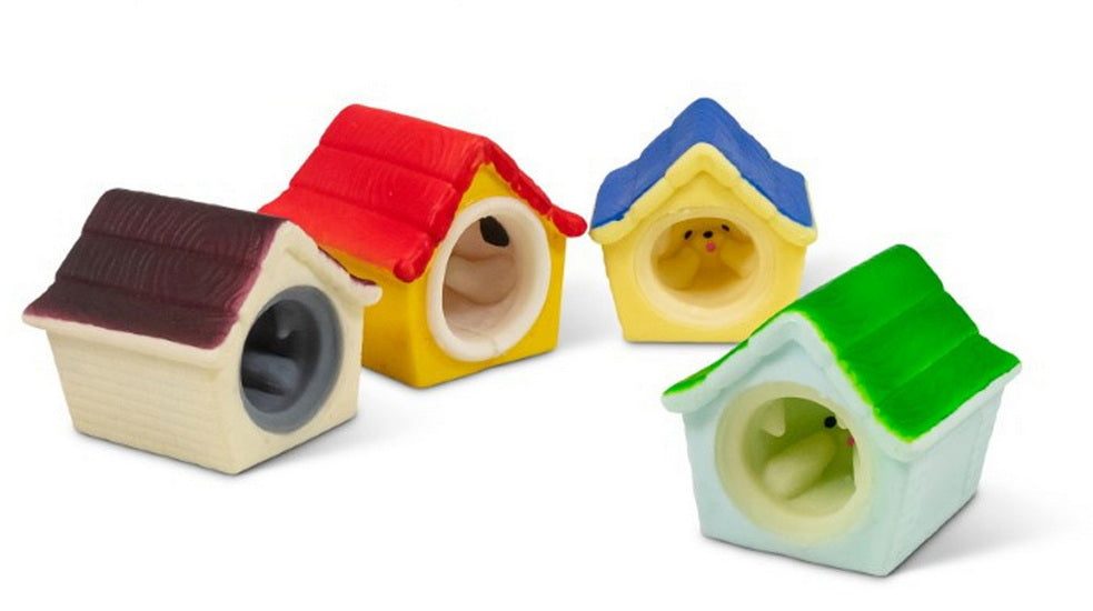 Niche avec chien élastique 4AS