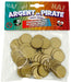 Pièces de pirate dorées