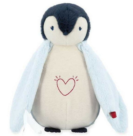 Veilleuse peluche pingouin bleu