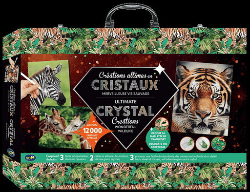 Coffret créations ultimes cristaux : merveilleuse vie sauvage