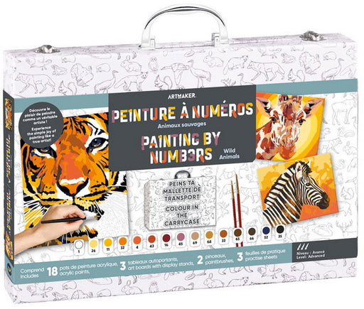 Peinture à numéros : animaux sauvages Cof.