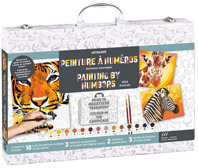 Peinture à numéros : animaux sauvages Cof.