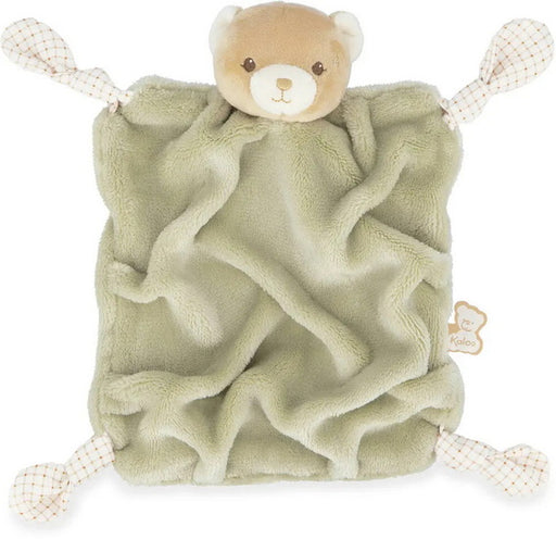 Doudou ourson vert