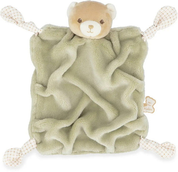 Doudou ourson vert