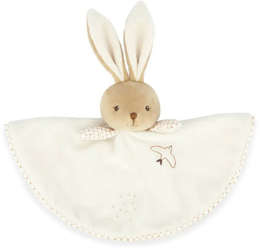 Doudou lapin rond crème