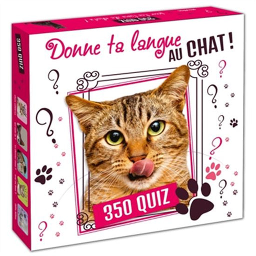 Boîte Quiz Donne ta langue au Chat ! : 350 quiz pour les fans de chats !