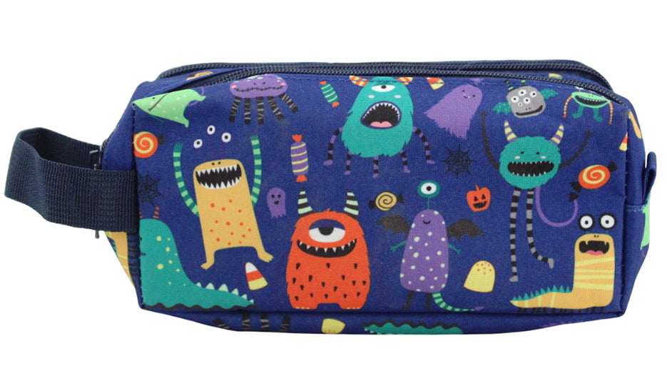 Étui à crayons avec poignée monstres