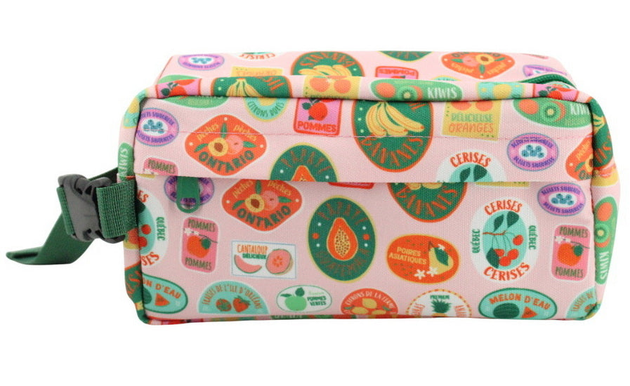 Grand sac à collation congelable étiquettes fruits