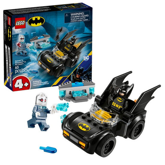 Batman et la Batmobile contre Mr. Freeze