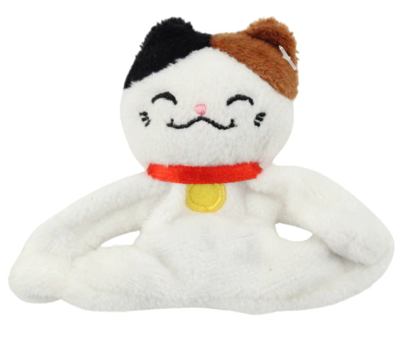 Aimant peluche chat chanceux