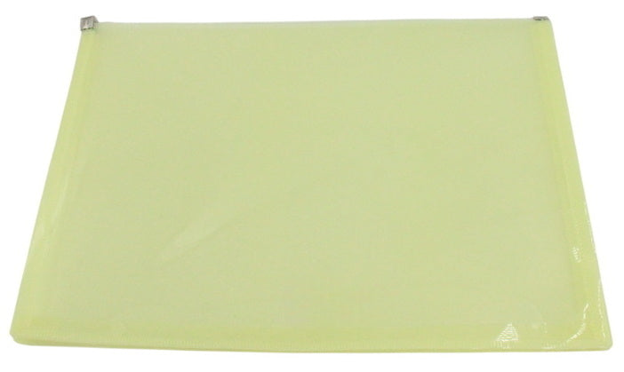 Env. à glissière format lettre jaune