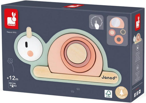 Escargot sensoriel empilable