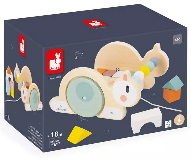 Chariot à tirer escargot